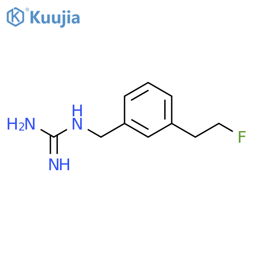 Guanidine, [[3-(2-fluoroethyl)phenyl]methyl]- structure