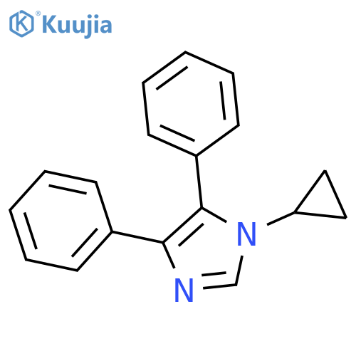 1H-Imidazole, 1-cyclopropyl-4,5-diphenyl- structure