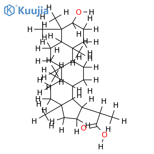 (20S)-3beta-hydroxylupane-29-oic acid structure
