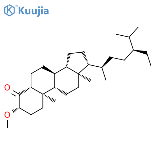 Stigmastan-4-one, 3-methoxy-, (3b,5a,24S)- structure