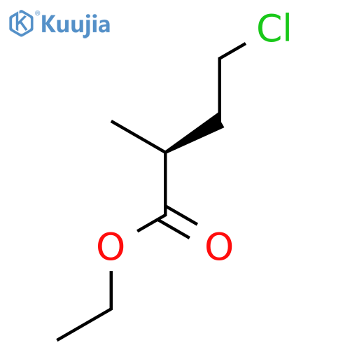 Butanoic acid, 4-chloro-2-methyl-, ethyl ester, (S)- structure
