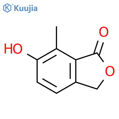 Phthalide, 6-hydroxy-7-methyl- (7CI,8CI) structure
