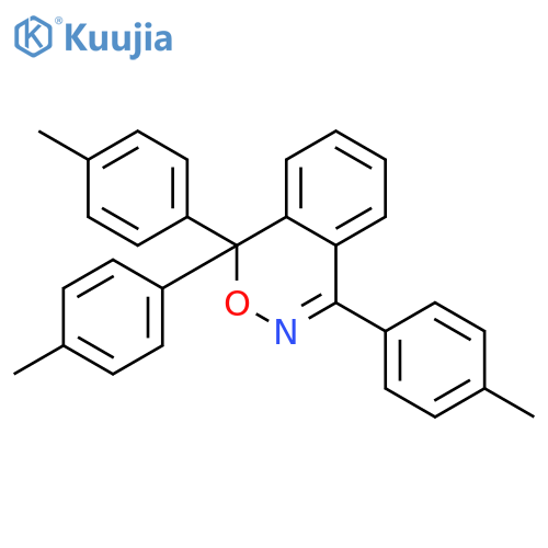 1H-2,3-Benzoxazine, 1,1,4-tris(4-methylphenyl)- structure