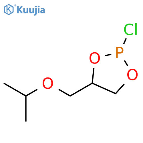 1,3,2-Dioxaphospholane, 2-chloro-4-[(1-methylethoxy)methyl]- structure