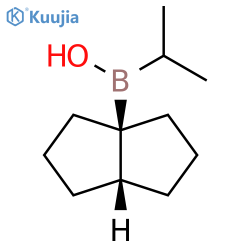 Borinic acid, (hexahydro-3a(1H)-pentalenyl)(1-methylethyl)-, cis- (9CI) structure