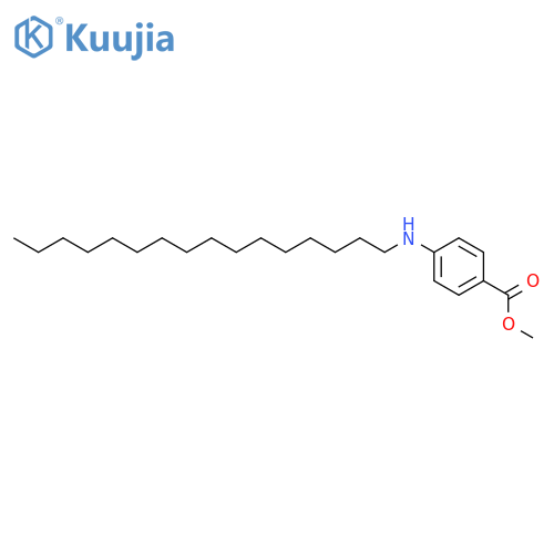 Benzoic acid, 4-(hexadecylamino)-, methyl ester structure