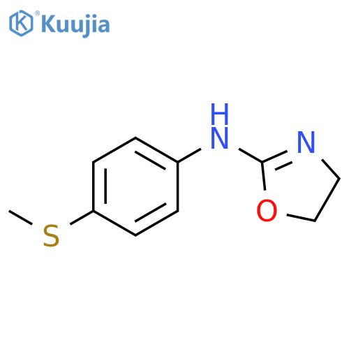 2-Oxazolamine, 4,5-dihydro-N-[4-(methylthio)phenyl]- structure