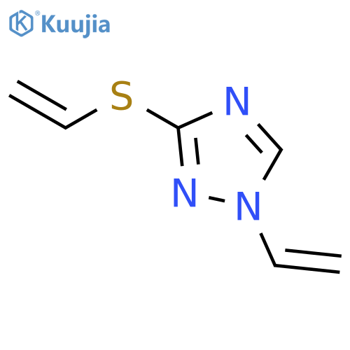 1H-1,2,4-Triazole, 1-ethenyl-3-(ethenylthio)- structure