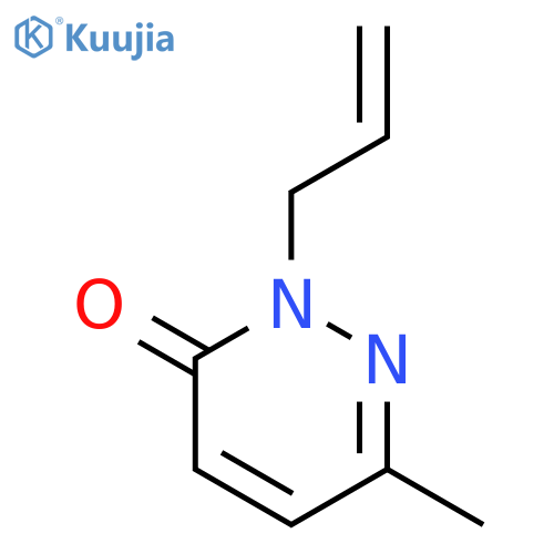6-methyl-2-(prop-2-en-1-yl)-2,3-dihydropyridazin-3-one structure