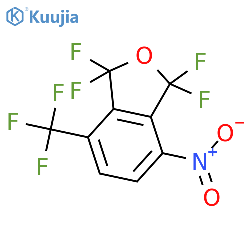 Isobenzofuran, 1,1,3,3-tetrafluoro-1,3-dihydro-4-nitro-7-(trifluoromethyl)- structure