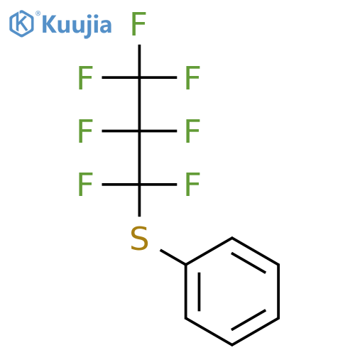 Benzene, [(heptafluoropropyl)thio]- structure