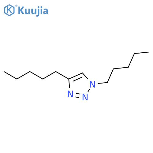 1H-1,2,3-Triazole, 1,4-dipentyl- structure