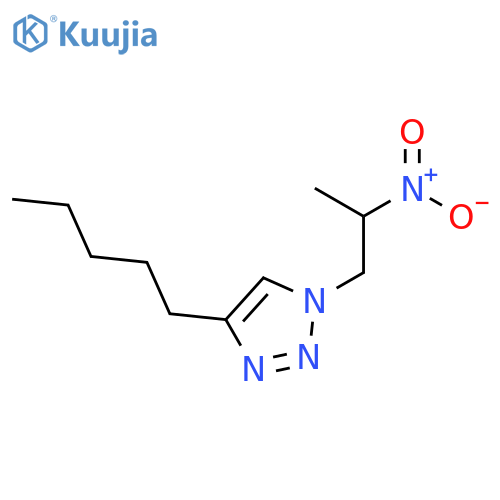 1H-1,2,3-TRIAZOLE, 1-(2-NITROPROPYL)-4-PENTYL- structure