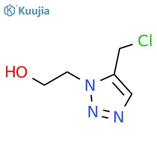 1H-1,2,3-Triazole-1-ethanol, 5-(chloromethyl)- structure