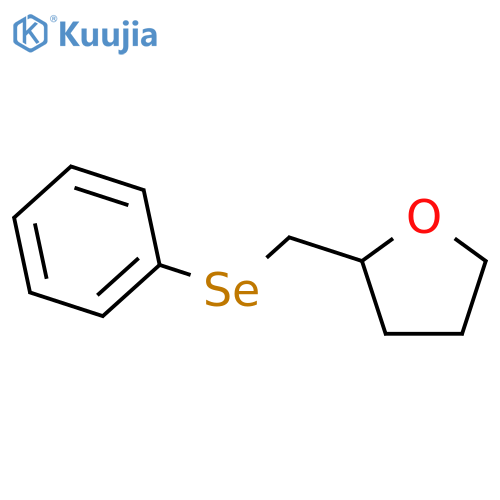 Furan, tetrahydro-2-[(phenylseleno)methyl]- structure