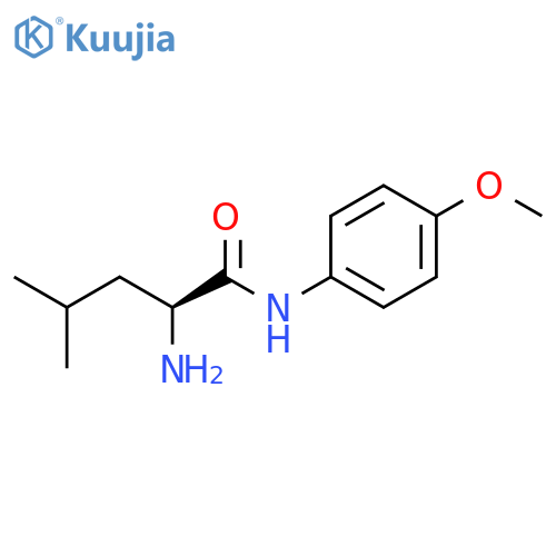 N-(4-Methoxyphenyl)-L-leucinamide structure