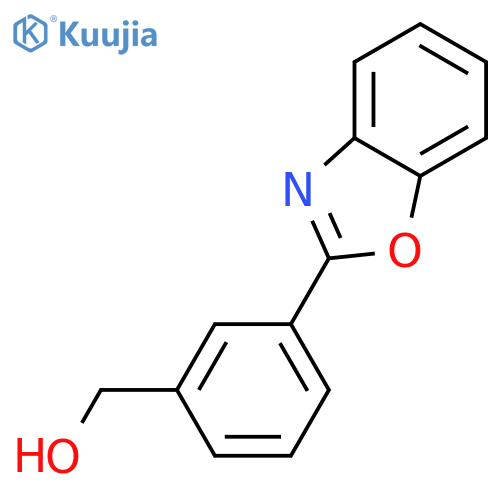 3-(Benzoxazol-2-yl)benzyl alcohol structure