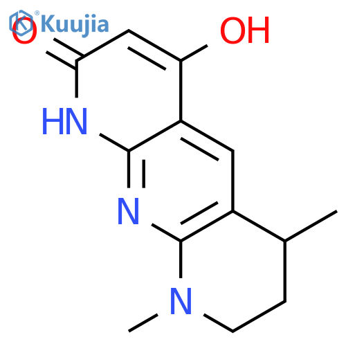 2(1H)-ANTHYRIDINONE, 6,7,8,9-TETRAHYDRO-4-HYDROXY-6,9-DIMETHYL- structure