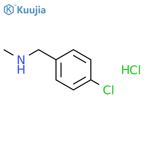 1-(4-Chlorophenyl)-N-methylmethanamine Hydrochloride structure