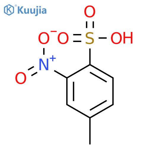 Benzenesulfonicacid, 4-methyl-2-nitro- structure