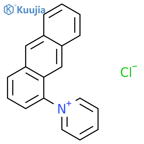 PYRIDINIUM, 1-(ANTHRACENYL)-, CHLORIDE structure