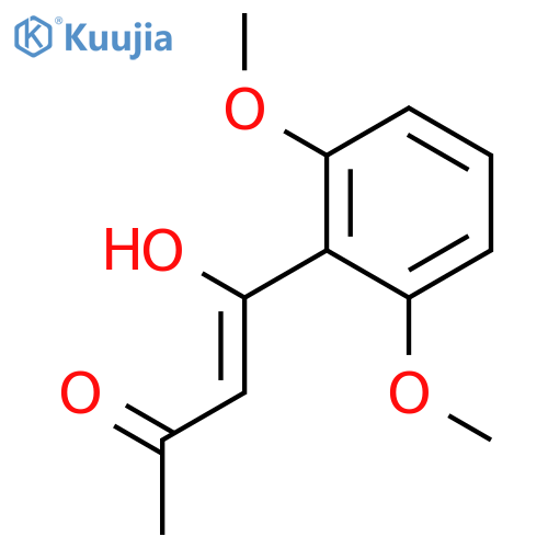 3-Buten-2-one, 4-(2,6-dimethoxyphenyl)-4-hydroxy- structure