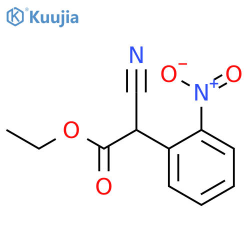 ethyl 2-cyano-2-(2-nitrophenyl)acetate structure