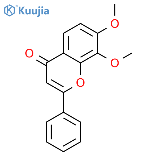 7,8-DIMETHOXYFLAVONE structure