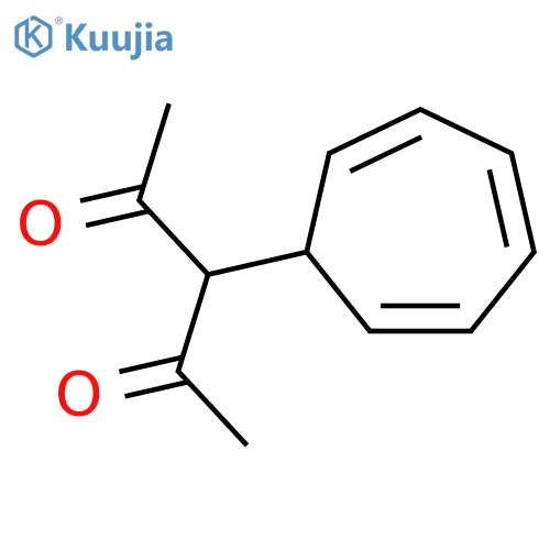 3-(cyclohepta-2,4,6-trien-1-yl)pentane-2,4-dione structure