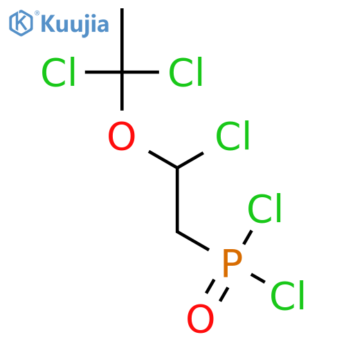 Phosphonic dichloride, [2-chloro-2-(1,1-dichloroethoxy)ethyl]- structure