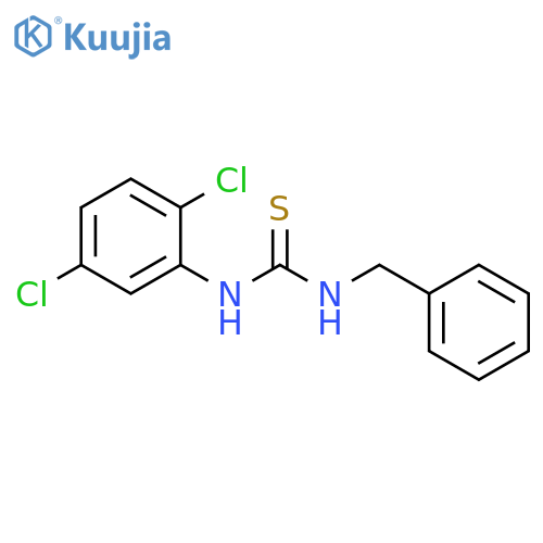 THIOUREA, N-(2,5-DICHLOROPHENYL)-N'-(PHENYLMETHYL)- structure