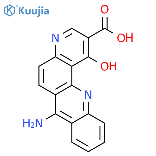 Benzo[b][1,7]phenanthroline-2-carboxylic acid, 7-amino-1-hydroxy- structure