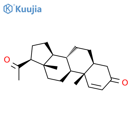 Pregn-1-ene-3,20-dione, (5a)- structure