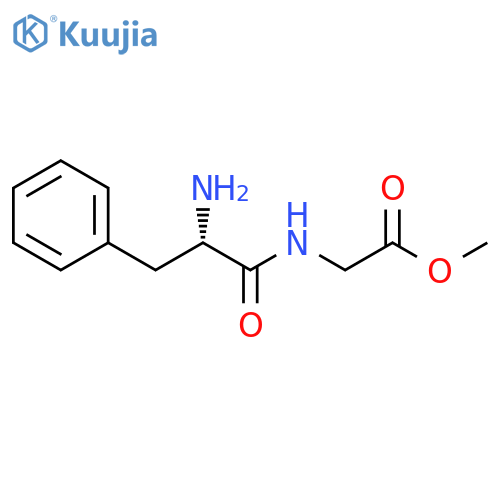 methyl 2-(2S)-2-amino-3-phenylpropanamidoacetate structure