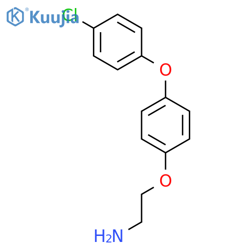 Ethanamine, 2-[4-(4-chlorophenoxy)phenoxy]- structure