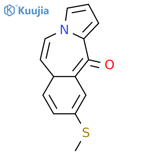 11H-Pyrrolo[2,1-b][3]benzazepin-11-one, 9-(methylthio)- structure