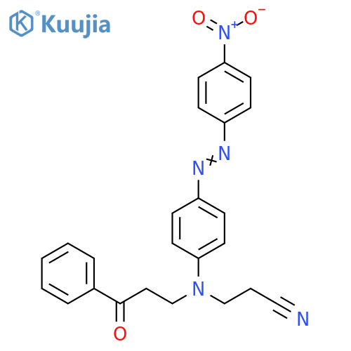 Propanenitrile,3-[[4-[(4-nitrophenyl)azo]phenyl](3-oxo-3-phenylpropyl)amino]- structure
