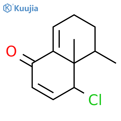 1(4H)-Naphthalenone, 4-chloro-4a,5,6,7-tetrahydro-4a,5-dimethyl- structure