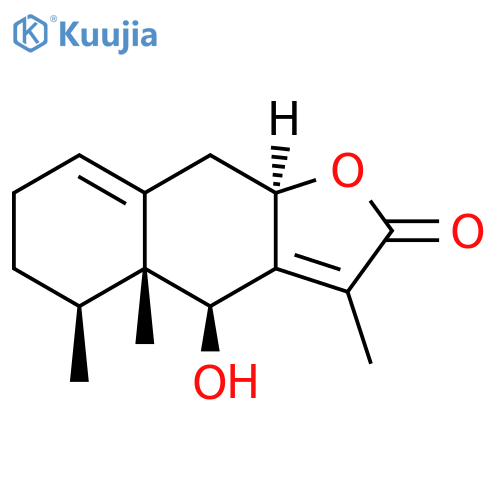 Naphtho[2,3-b]furan-2(4H)-one, 4a,5,6,7,9,9a-hexahydro-4-hydroxy-3,4a,5-trimethyl-, (4S,4aR,5S,9aR)- structure