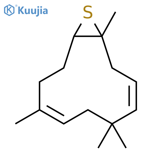 6,7-Episulfide-alpha-Humulen, structure
