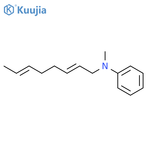 N-Methyl-N-(2,6-octadienyl)aniline structure