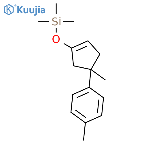 SILANE, TRIMETHYL[[4-METHYL-4-(4-METHYLPHENYL)-1-CYCLOPENTEN-1-YL]OXY]- structure
