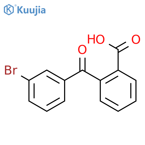 Benzoic acid, 2-(3-bromobenzoyl)- structure