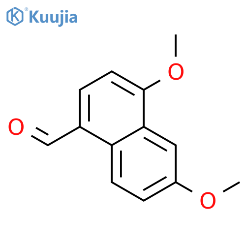 1-Naphthalenecarboxaldehyde, 4,6-dimethoxy- structure