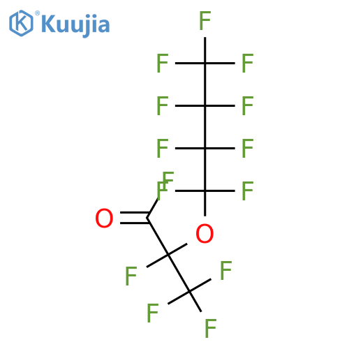 Propanoyl fluoride, 2,3,3,3-tetrafluoro-2-(nonafluorobutoxy)- structure