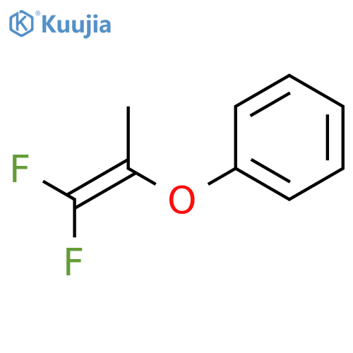 BENZENE, [(2,2-DIFLUORO-1-METHYLETHENYL)OXY]- structure