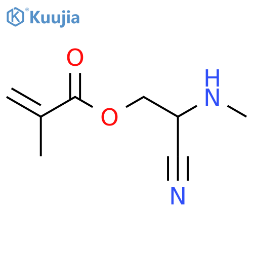 2-Cyano-2-(methylamino)ethyl 2-methylprop-2-enoate structure