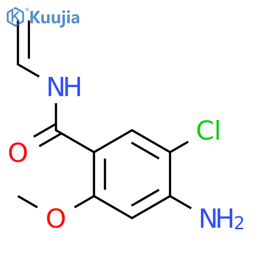 BENZAMIDE, 4-AMINO-5-CHLORO-N-ETHENYL-2-METHOXY- structure