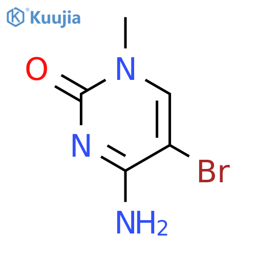 2(1H)-Pyrimidinone, 4-amino-5-bromo-1-methyl- structure