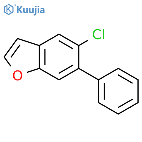 BENZOFURAN, 5-CHLORO-6-PHENYL- structure